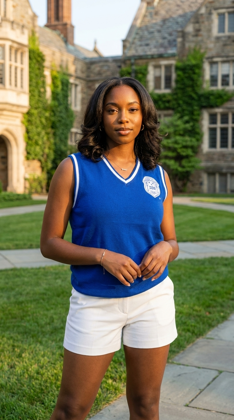 ZPhiB - V-Neck Vest - Royal Blue – Official Para Connect