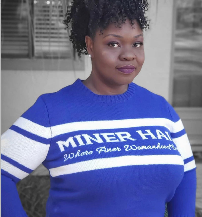 FINAL SALE - Miner Hall Sweater- Royal Blue – Official Para Connect