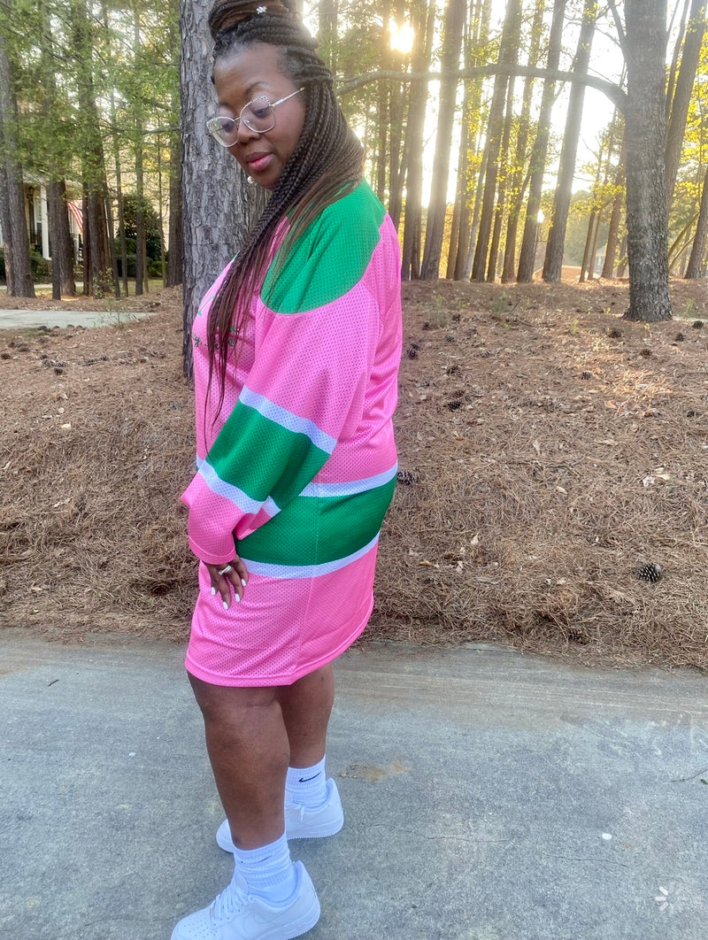 AKA - Striped Jersey Dress