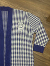 FINAL SALE - ZPhiB - Houndstooth Cardigan (Full Design) - Size: L/XL