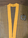 FINAL SALE - SGRho - Houndstooth Cardigan (Full Design) - Size: L/XL