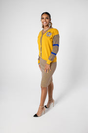 SGRho - Houndstooth Skirt Set