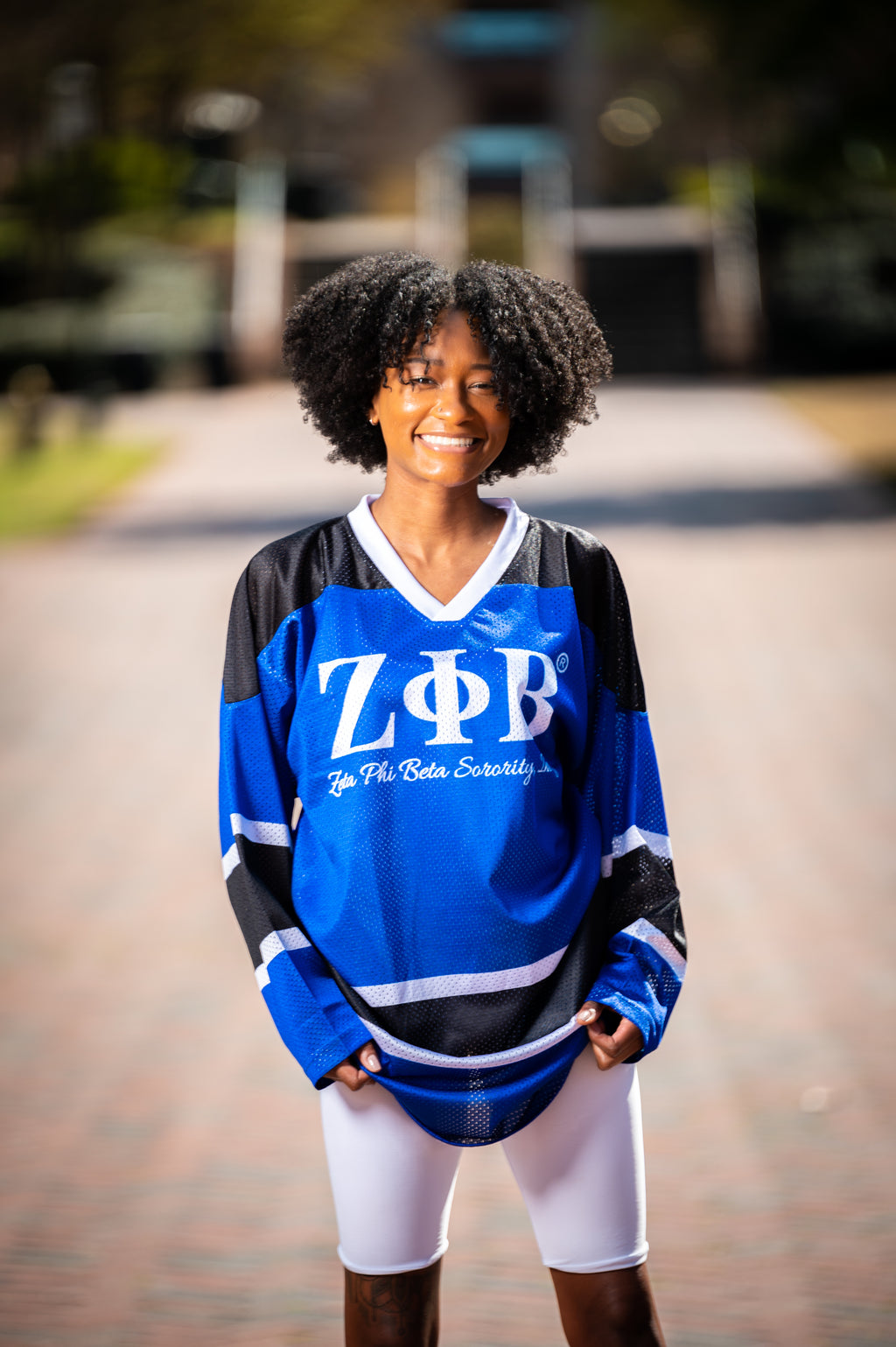 ZPhiB - Striped Jersey Dress - Royal Blue ZPhiB - Striped Jersey Dress - Royal Blue