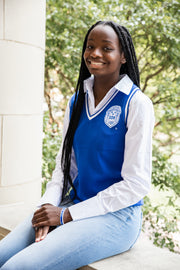 ZPhiB - V-Neck Vest - Royal Blue