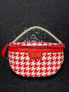 DST - Pearled Houndstooth Fanny Pack
